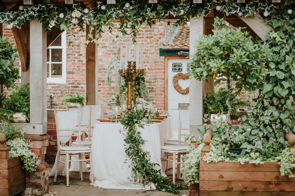 Luxury Wedding Inspiration, The Secret Garden at Hornington Manor